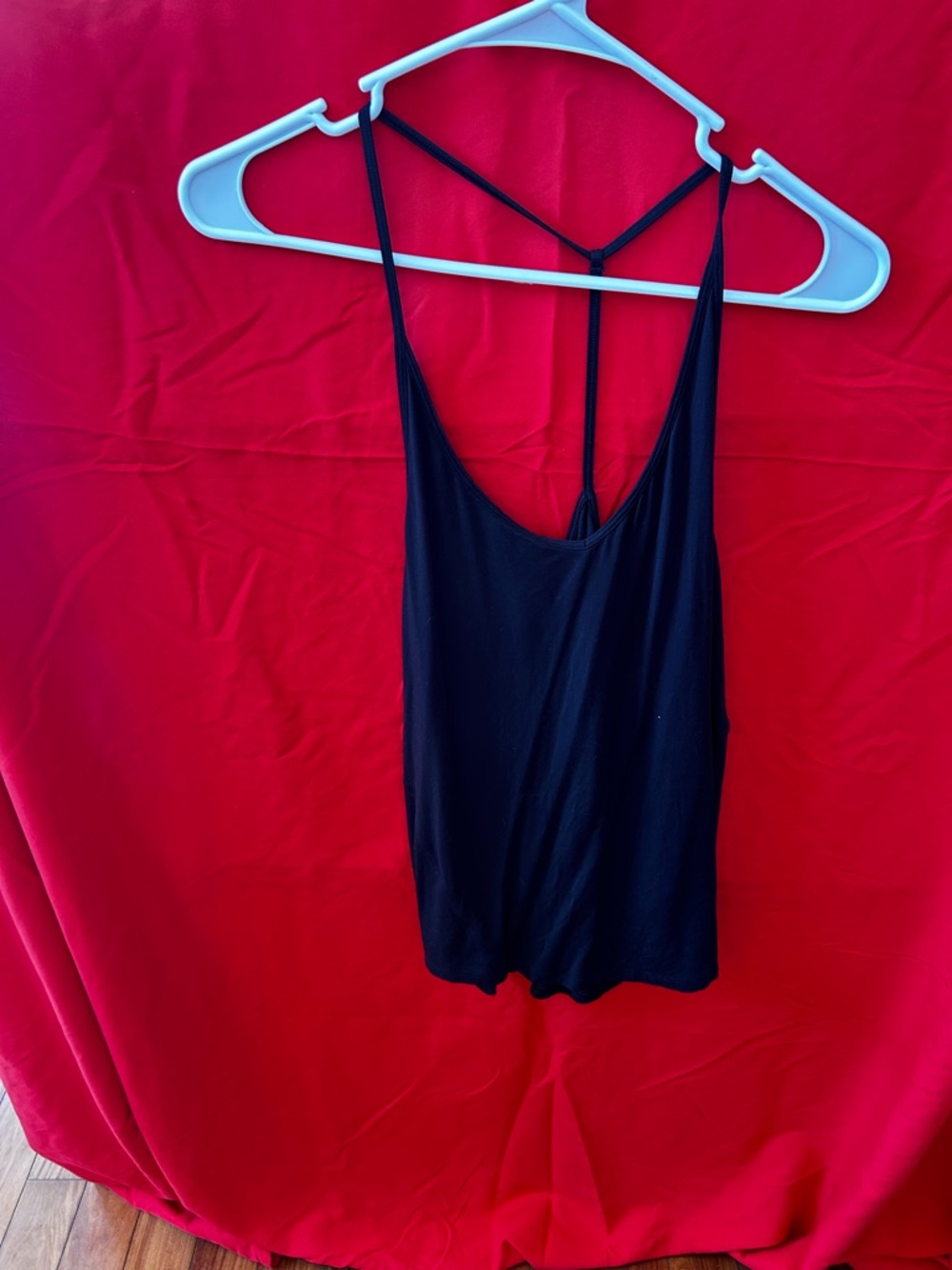lululemon athletica Black Strappy T-Back Tank
